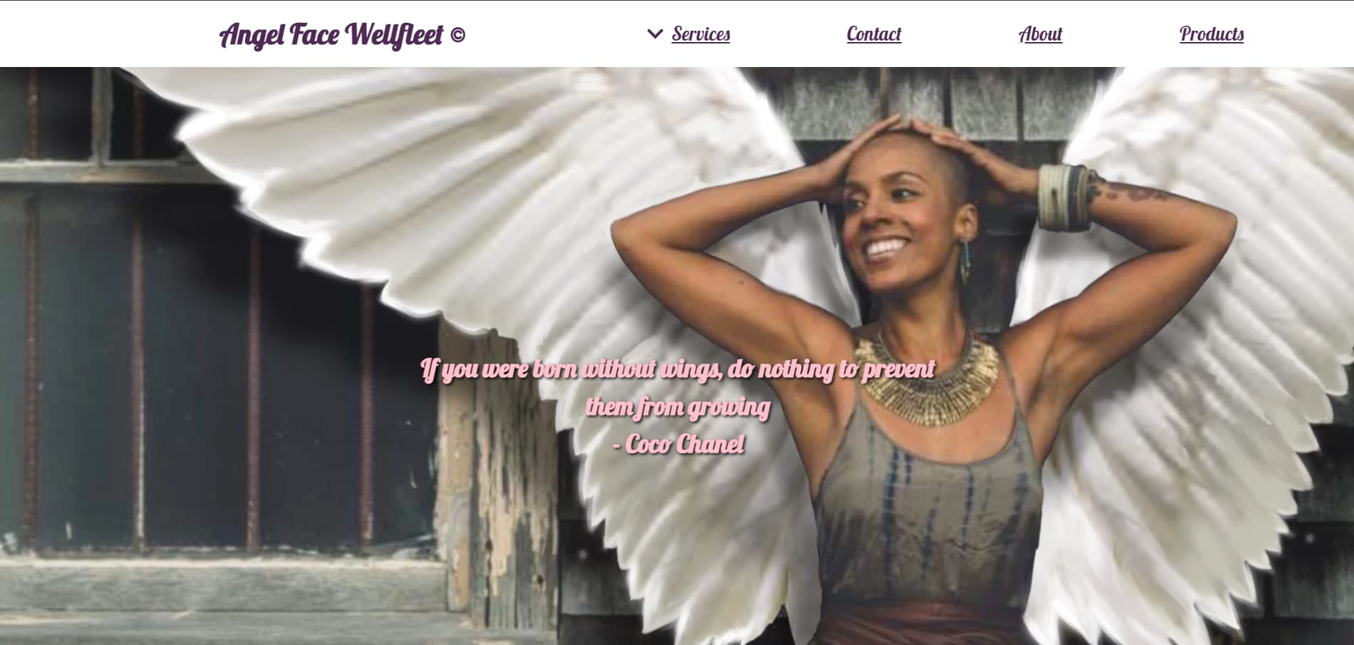 Angel Face Wellfleet website